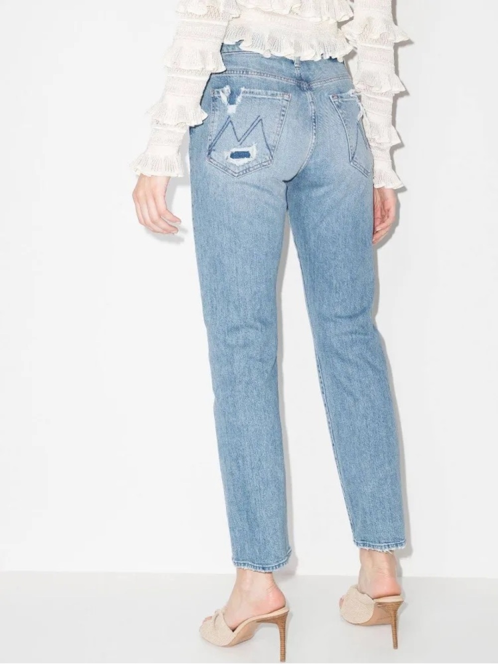 MOTHER High Waisted Hiker Hover Jeans